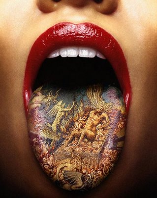 Tatuajes publicitarios Figuras-de-tatuajes-lengua